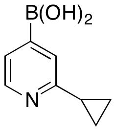 B-(2-Cyclopropyl-4-pyridinyl)-boronic Acid - Chemical structure and product image