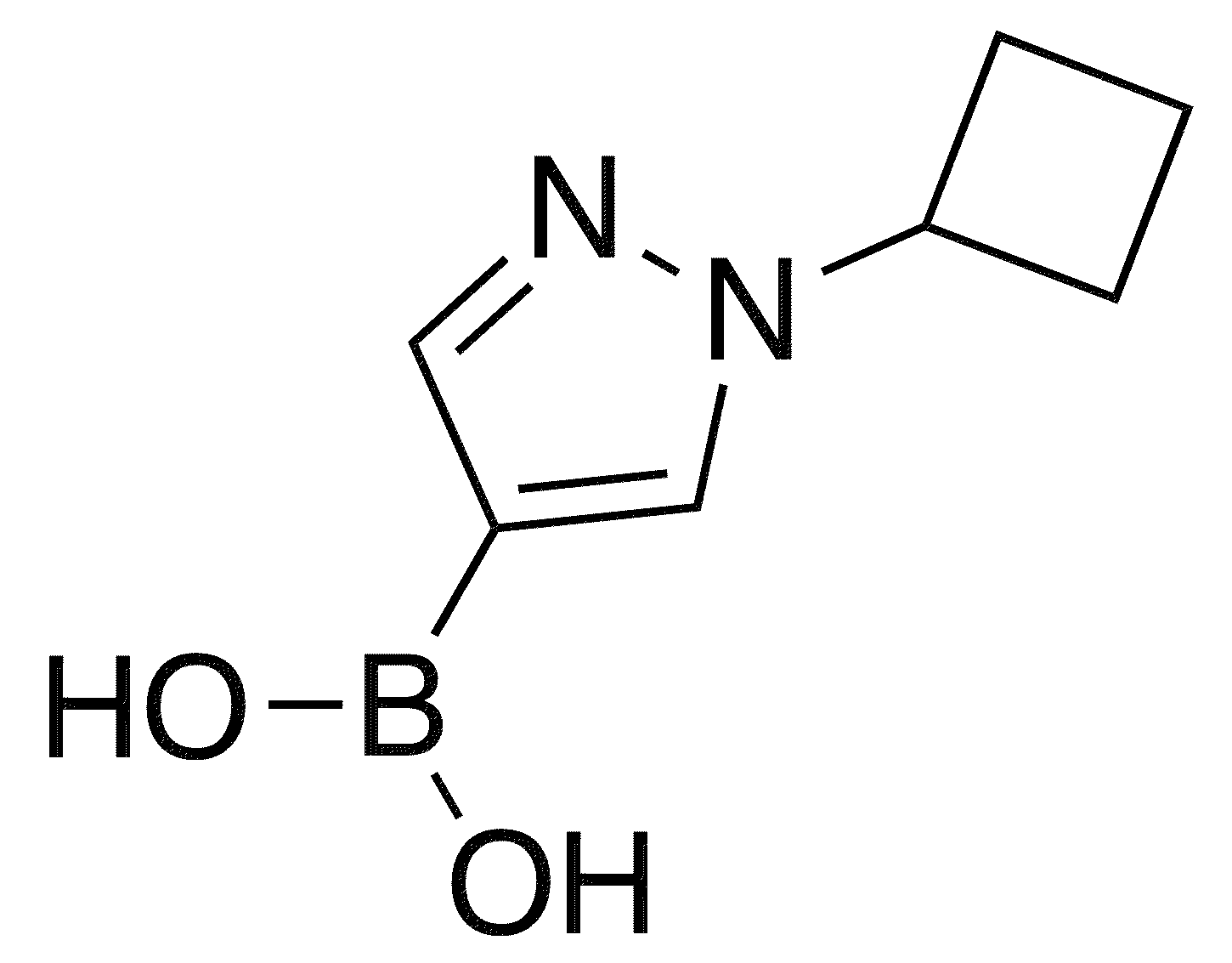 (1-Cyclobutylpyrazol-4-yl)boronic acid - Chemical structure and product image