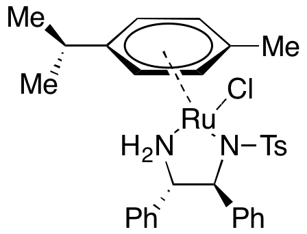 [(Î·-6-Cymene)[(S,S)-1,2-diphenyl-N-tosyl-1,2-ethanediaminato]ruthenium] chloride] - Chemical structure and product image