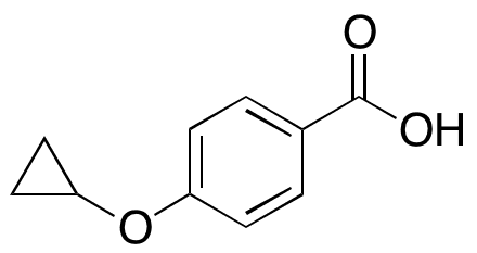 4-Cyclopropyloxybenzoic Acid - Chemical structure and product image