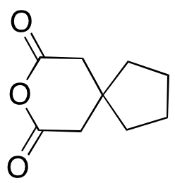 1,1-Cyclopentanediacetic Anhydride - Chemical structure and product image