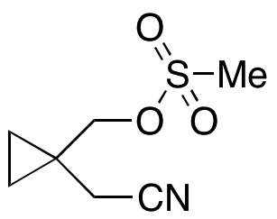 (1-(Cyanomethyl)cyclopropyl)methyl Methanesulfonate - Chemical structure and product image