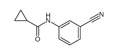 N-(3-Cyanophenyl)cyclopropanecarboxamide - Chemical structure and product image