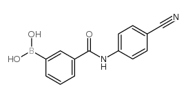 3-(4-Cyanophenyl)aminocarbonylphenylboronic acid - Chemical structure and product image