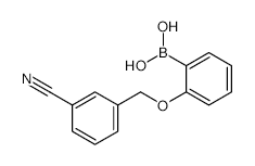 2-(3-Cyanophenylmethoxy)phenylboronic acid - Chemical structure and product image