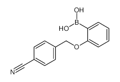 2-(4-Cyanophenylmethoxy)phenylboronic acid - Chemical structure and product image