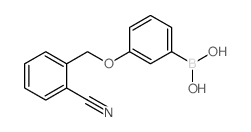 3-(2-Cyanophenylmethoxy)phenylboronic acid - Chemical structure and product image