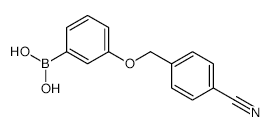 3-(4-Cyanophenylmethoxy)phenylboronic acid - Chemical structure and product image