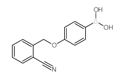 4-(2-Cyanophenylmethoxy)phenylboronic acid - Chemical structure and product image