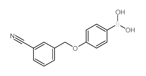 4-(3-Cyanophenylmethoxy)phenylboronic acid - Chemical structure and product image