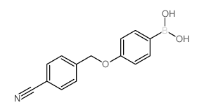 4-(4-Cyanophenylmethoxy)phenylboronic acid - Chemical structure and product image