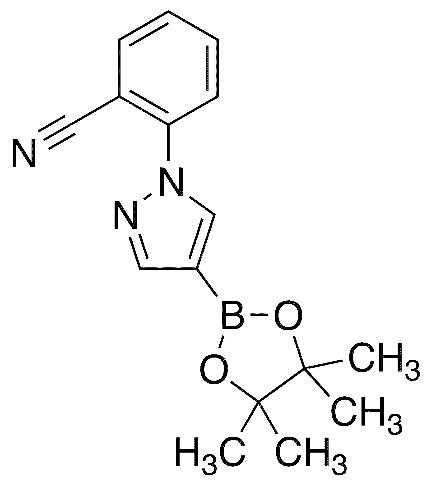 1-(2-Cyanophenyl)pyrazole-4-boronic acid, pinacol ester - Chemical structure and product image