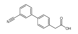 4-(3-Cyanophenyl)phenylacetic acid - Chemical structure and product image