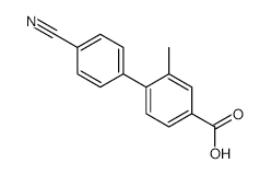 4-(4-Cyanophenyl)-3-methylbenzoic acid - Chemical structure and product image