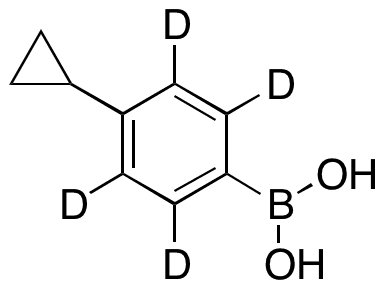 4-Cyclopropylphenylboronic Acid-d4 - Chemical structure and product image