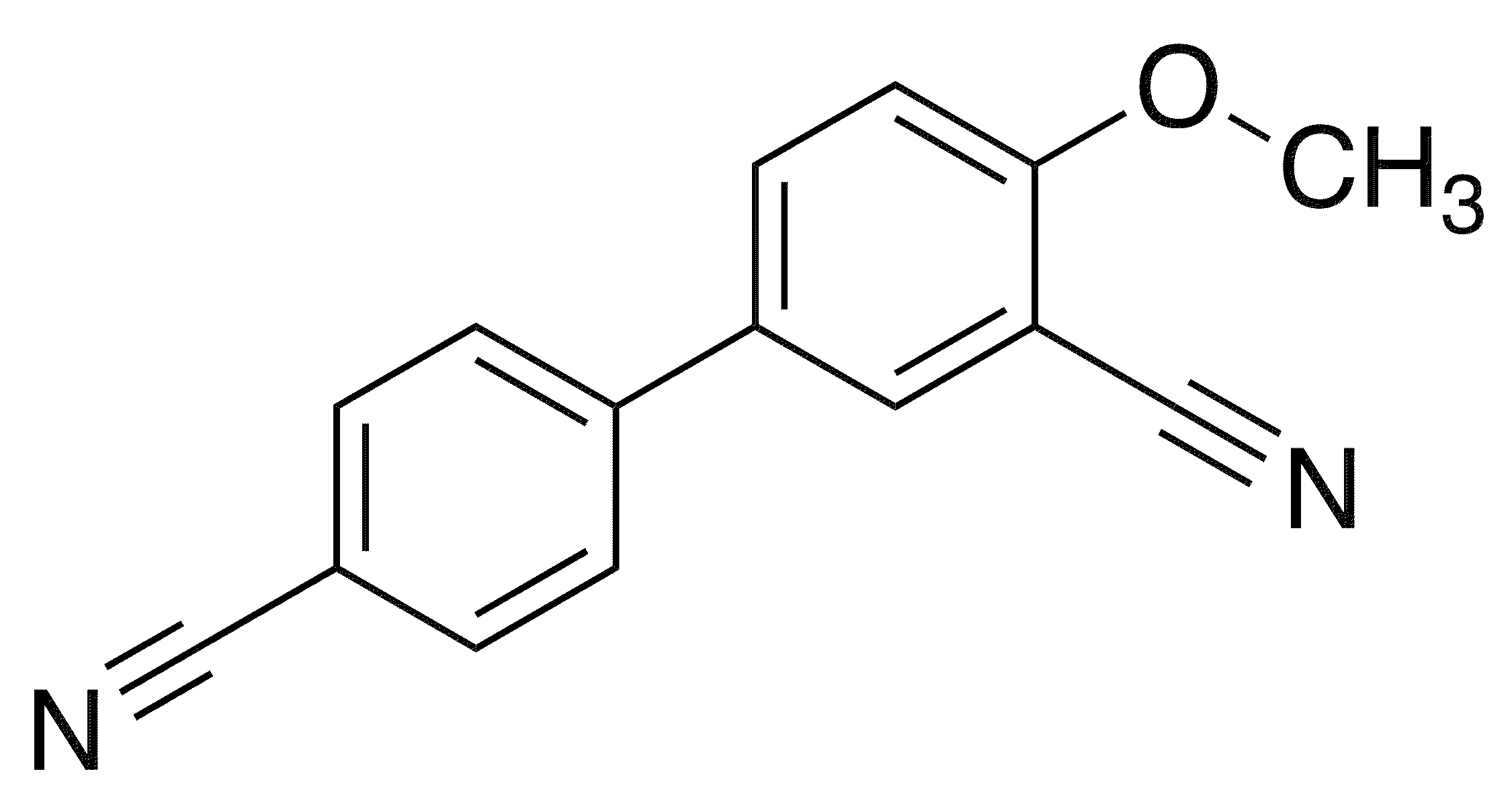 5-(4-Cyanophenyl)-2-methoxybenzonitrile - Chemical structure and product image