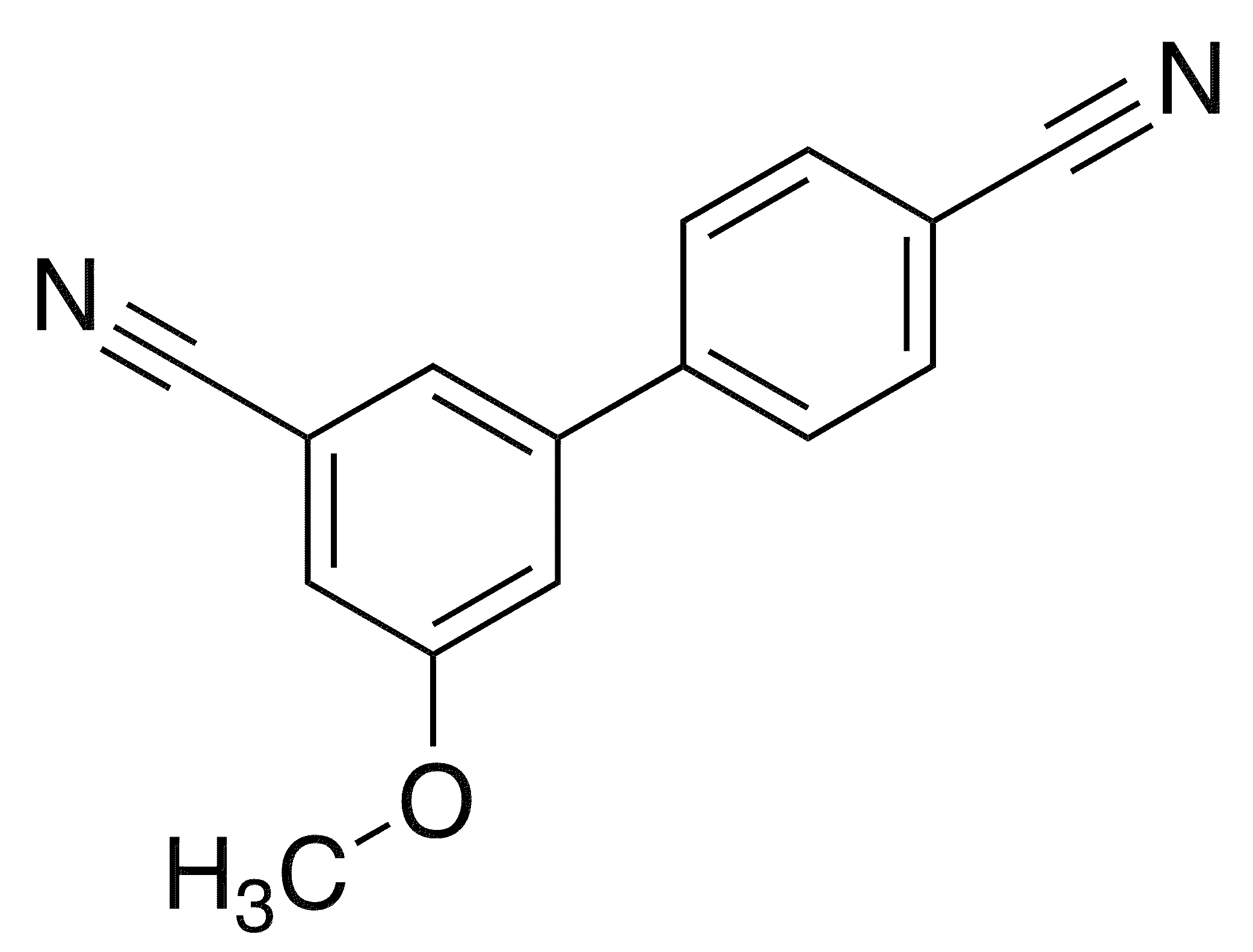 3-(4-Cyanophenyl)-5-methoxybenzonitrile - Chemical structure and product image