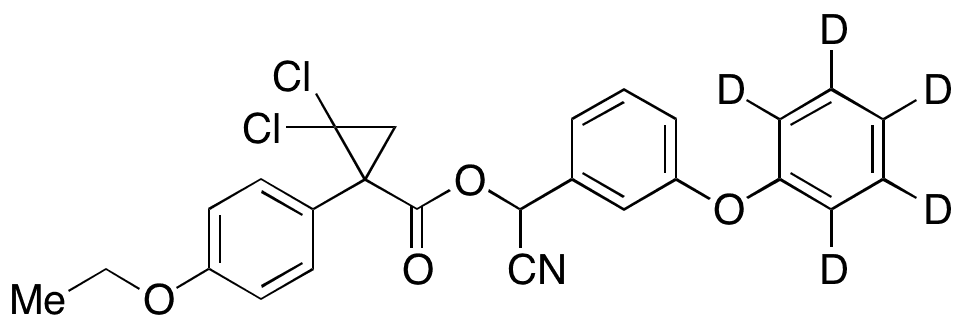 Cycloprothrin-d5 - Chemical structure and product image