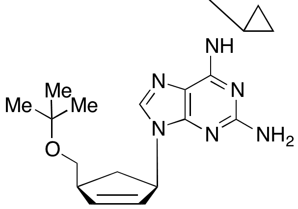 N6-Cyclopropyl-9-[(1R,4S)-4-[(1,1-dimethylethoxy)methyl]-2-cyclopenten-1-yl]-9H-purine-2,6-diamine - Chemical structure and product image