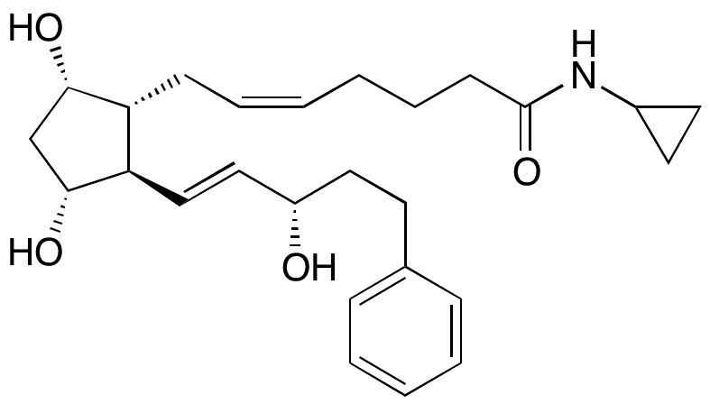 N-Cyclopropyl Bimatoprost - Chemical structure and product image