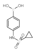 4-(Cyclopropanesulfonamido)phenylboronic acid - Chemical structure and product image