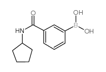 3-(Cyclopentylaminocarbonyl)phenylboronic acid - Chemical structure and product image