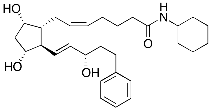 N-Cyclohexyl-desmethyl Bimatoprost - Chemical structure and product image