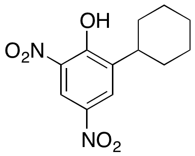 2-Cyclohexyl-4,6-dinitrophenol - Chemical structure and product image