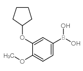 3-(Cyclopentyloxy)-4-methoxyphenylboronic acid - Chemical structure and product image