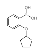2-(Cyclopentyloxy)phenylboronic acid - Chemical structure and product image