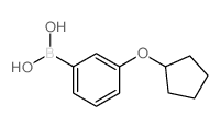 3-(Cyclopentyloxy)phenylboronic acid - Chemical structure and product image