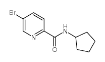 N-Cyclopentyl 5-bromopicolinamide - Chemical structure and product image