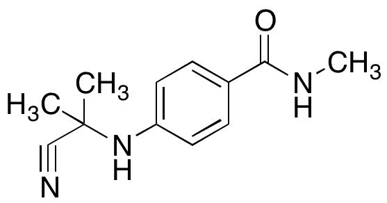 4-[(1-Cyano-1-methylethyl)amino]-N-methylbenzamide - Chemical structure and product image