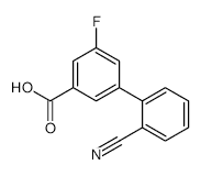 3-(2-Cyanophenyl)-5-fluorobenzoic acid - Chemical structure and product image