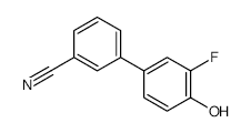 4-(3-Cyanophenyl)-2-fluorophenol - Chemical structure and product image