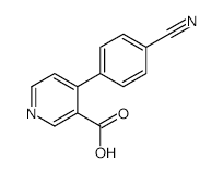 4-(4-Cyanophenyl)nicotinic acid - Chemical structure and product image