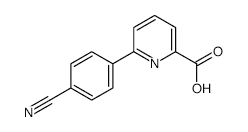 6-(4-Cyanophenyl)picolinic acid - Chemical structure and product image