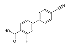 4-(4-Cyanophenyl)-2-fluorobenzoic acid - Chemical structure and product image