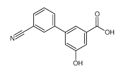 3-(3-Cyanophenyl)-5-hydroxybenzoic acid - Chemical structure and product image
