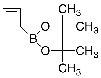 2-(2-Cyclobuten-1-yl)-4,4,5,5-tetramethyl-1,3,2-dioxaborolane - Chemical structure and product image