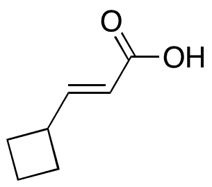 (2E)-3-Cyclobutyl-2-propenoic Acid - Chemical structure and product image