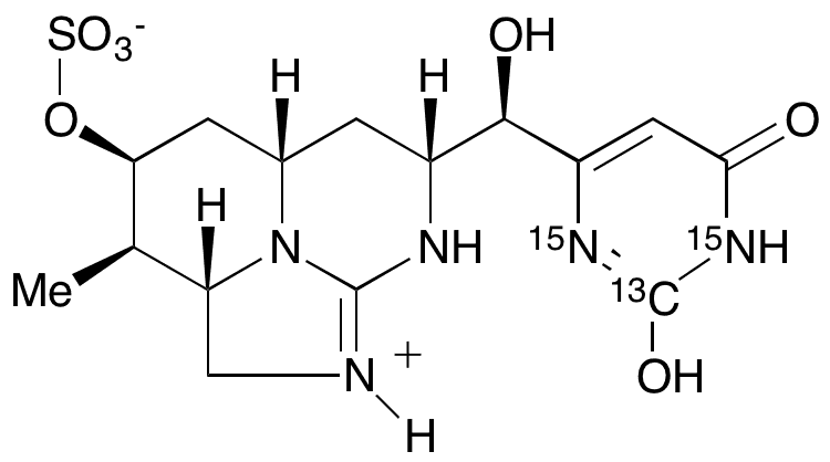 Cylindrospermopsin-13C,15N2 - Chemical structure and product image