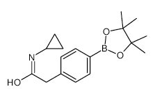 4-(N-Cyclopropylaminocarbonyl)methylphenylboronic acid, pinacol ester - Chemical structure and product image