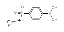 N-Cyclopropyl 4-boronobenzenesulfonamide - Chemical structure and product image