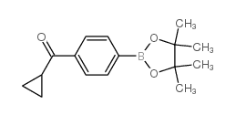 4-(Cyclopropylcarbonyl)phenylboronic acid pinacol ester - Chemical structure and product image