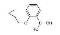 2-(Cyclopropylmethoxy)phenylboronic acid - Chemical structure and product image