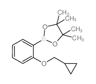 2-(2-Cyclopropylmethoxyphenyl)-4,4,5,5-tetramethyl[1,3,2]dioxaborolane - Chemical structure and product image