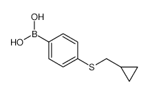 4-(Cyclopropylmethylthio)phenylboronic acid - Chemical structure and product image