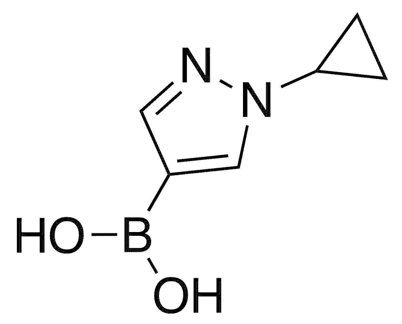 (1-Cyclopropyl-1h-pyrazol-4-yl)boronic acid - Chemical structure and product image