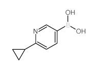 6-Cyclopropylpyridin-3-ylboronic acid - Chemical structure and product image